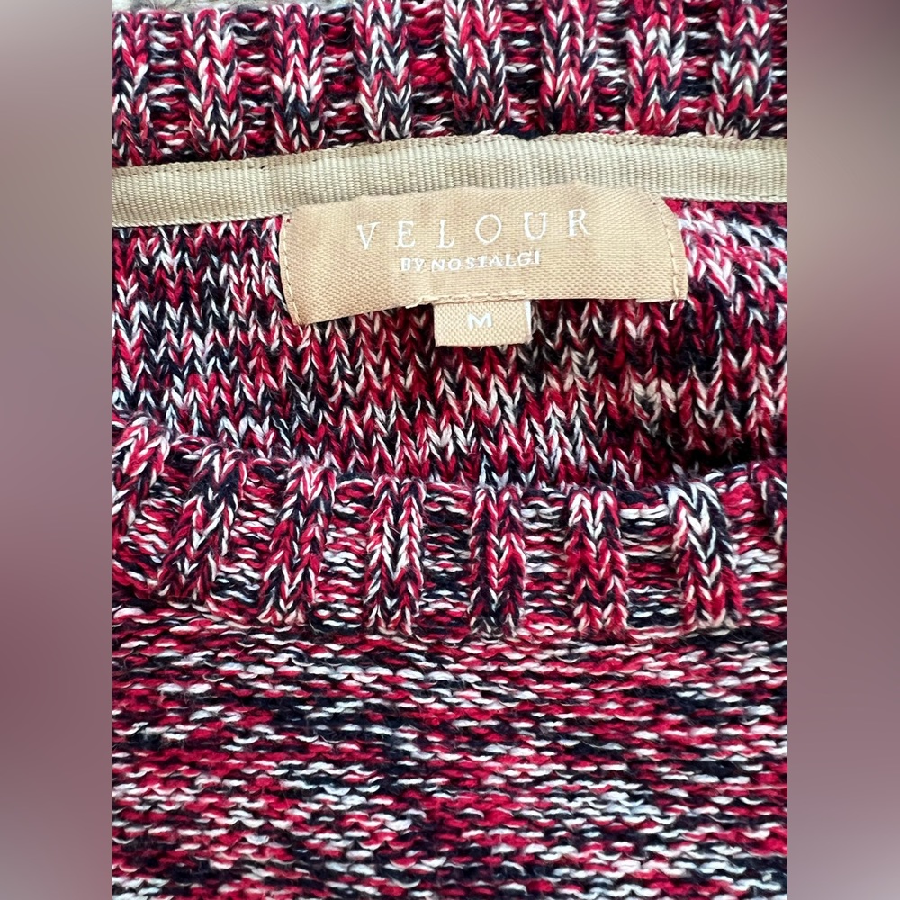 Velour by Nostalgi, sweater, size M